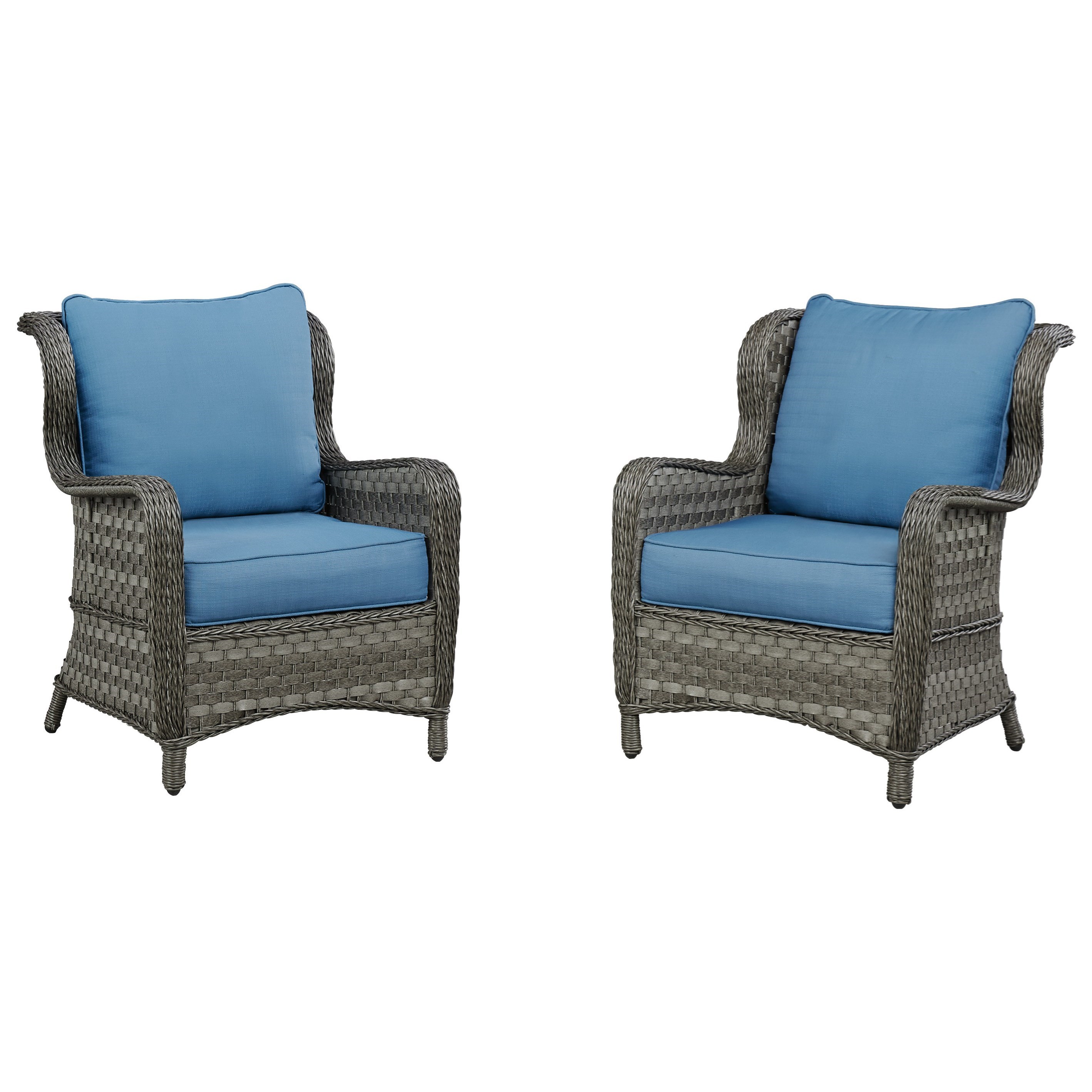 Ashley Signature Design Abbots Court P360820 Set of 2 Outdoor Lounge